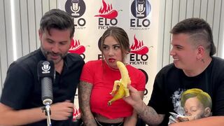 Sara Blonde gets fucked after a hot interview