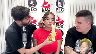 Sara Blonde gets fucked after a hot interview