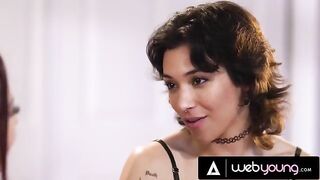 College girl Brooklyn Gray has passionate sex with her girlfriend