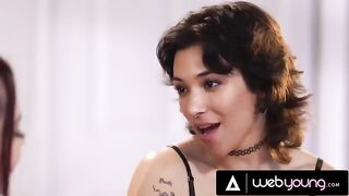 College girl Brooklyn Gray has passionate sex with her girlfriend