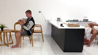 California babe cheats on her BF with a guy in a risky spot