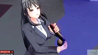 Japanese hentai anime with uncensored action and ASMR ear licking sounds