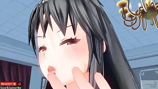 Japanese hentai anime with uncensored action and ASMR ear licking sounds