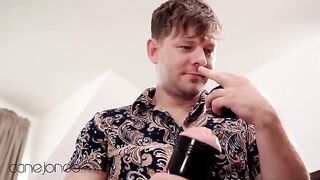 The guy fucking his girlfriend in sexy lingerie with a great cumshot
