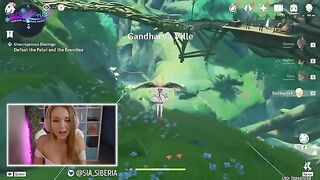 A gamer girl makes a fatal donation in a steamy roleplay scene