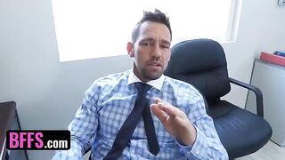 Four girls are getting fucked by a young guy in an orgy