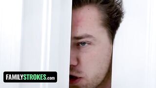 Hot blonde gets fucked by a mad scientist in a taboo encounter