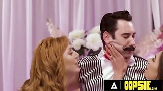 Lauren Phillips and April Olsen play PIN THE SOCK ON THE COCK in a steamy scene