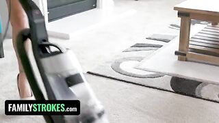 Latina step sister Karmen Santana fucking with her step bro