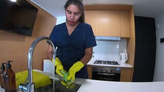 The housekeeper wants a salary increase and is ready to do anything