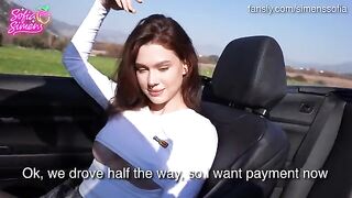 A daring chick got fucked in the car for her wild behavior