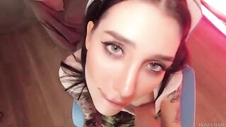 A teenage gamer cheats on her boyfriend with a stepbrother in this steamy scene