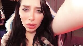 A teenage gamer cheats on her boyfriend with a stepbrother in this steamy scene