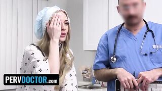 Teen Emma Starletto gets creampied after mad doctor fuck