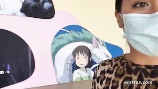 A day in the life of sexy brunette Jin, shot naturally by Ersties