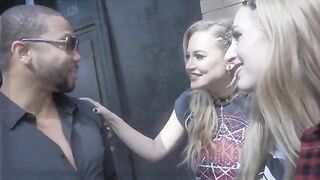 A girl was caught in a compromising situation, leading to an intense encounter