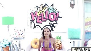 Fresh anal sex for a hot brunette, Kylie Le Beau