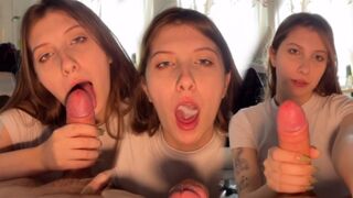 Girl wants to suck her stepbrother’s dick, he doesn’t mind