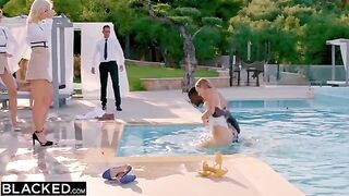 Two hungry girls seduced the hotel staff for intense action