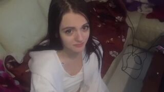 A stepbrother gets scolded and then fucked by his stepsis