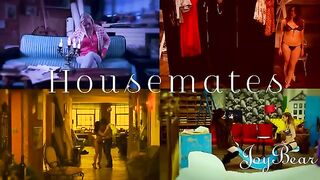 Two bisexual artists and a hot stud in an intense threesome
