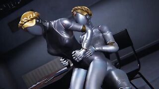 Ballerina Atomic Hearth gets fucked by a Futanari in an intense scene