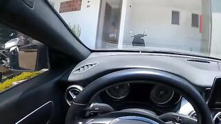 A hot Latina is being fucked by a stranger while her husband is at work