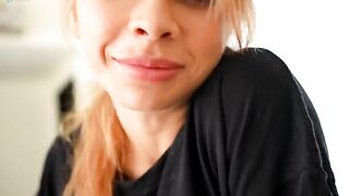 A sexy Russian woman has sex with her boyfriend in POV style