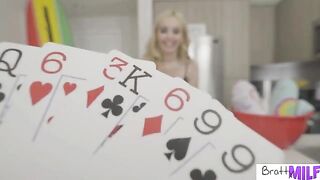 Aaliyah Love proposes a different game to her stepson in the kitchen