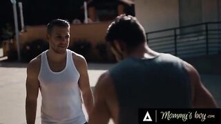 A stepson wants to share his hot stepmom with his friends in a thrilling DP experience