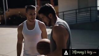 A stepson wants to share his hot stepmom with his friends in a thrilling DP experience