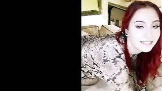 The BBC-hungry redhead Arietta gets her pussy railed hard by a big black cock