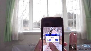 A cute girl is locked in a doghouse and fucked hard
