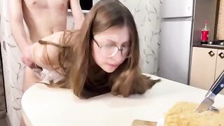 A therapy session for family with a nerdy stepsister turns sexual