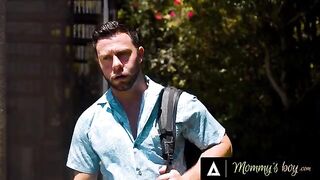 Gorgeous busty brunette Lexi Luna getting banged by the pool by a maintenance guy