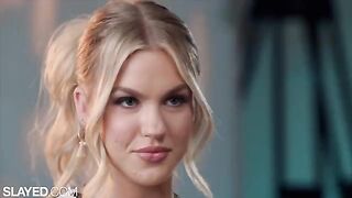 Two hot blondes, Blake and Jazlyn, have an intense lesbian encounter