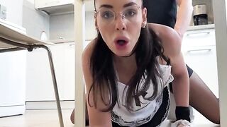 Check and mate with a wet and horny cleaning lady today