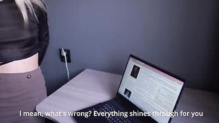 A cute girl gave her teacher a blowjob and got fucked