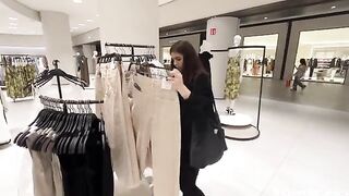 A couple almost gets caught fucking in a public place, with intense passion