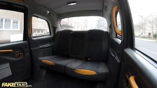 A teenage passenger got fucked by the fake taxi driver