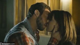 A couple gets intimate on the car hood while the boyfriend is away