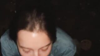 A beautiful girl swallows the semen on the first date