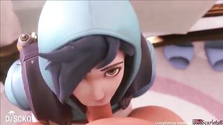 Overwatch Tracer 2021 compilation with sound, a popular SFM choice