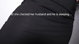 A man fucked his friend's wife after a party, she’s a slut