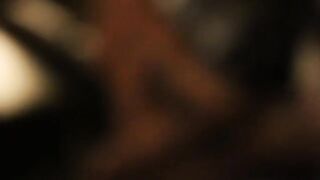 A busty woman brings home a big dick to her husband in a steamy scene
