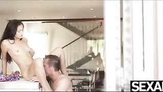 The kitchen is the best place for a doggy style fuck
