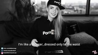 500K! Unboxing and Oral Creampie, a steamy gift from Pornhub