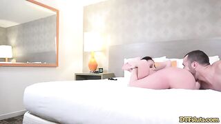Jennifer White gets her hairy pussy eaten and smashed hard by a dick