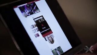 A young woman sends pictures of her pussy to her stepfather in a steamy sexting session
