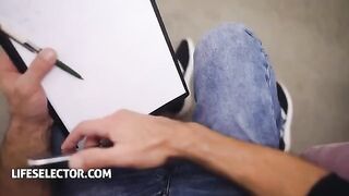 Casting agent fucked sporty latina Veronica Leal, who uses her charm and body to seduce
